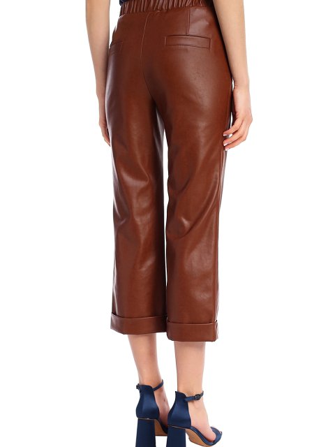 Коричневые брюки MARC CAIN: фото 6 - Invogue