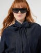 Чорні окуляри MARINA RINALDI сонцезахисні: фото 2 - Invogue