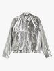 Срібляста сорочка WEEKEND MAX MARA прямого крою: фото - Invogue