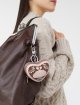 Коричневий брелок WEEKEND ACCESSORIES зі шкіри: фото 1 - Invogue