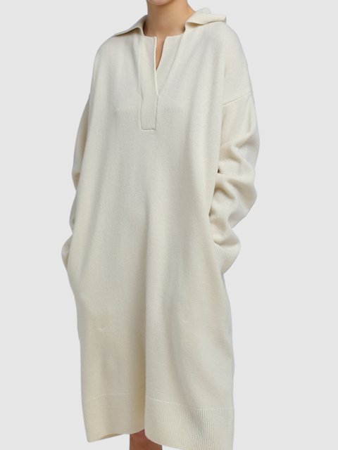 Бежевое платье JOSEPH: фото 4 - Invogue