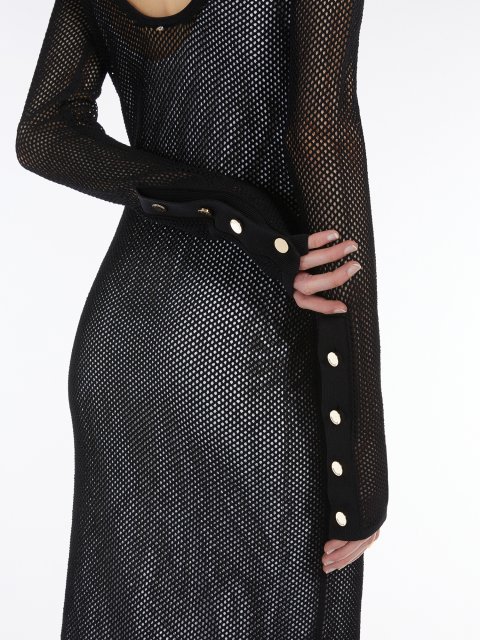 Довга сукня Sportmax з сітки: фото 4 - Invogue