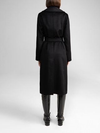 Чорне пальто MAX MARA : фото 2 - Invogue