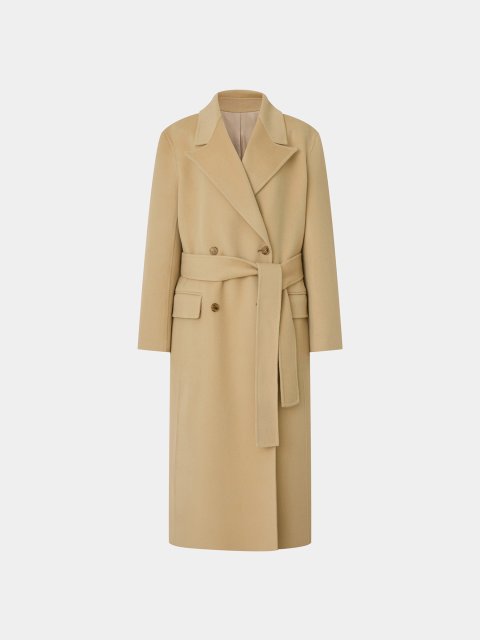 Бежеве пальто R2W з вовни та кашеміру: фото - Invogue