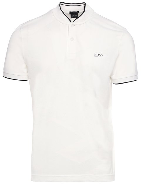 Біле поло BOSS : фото 2 - Invogue