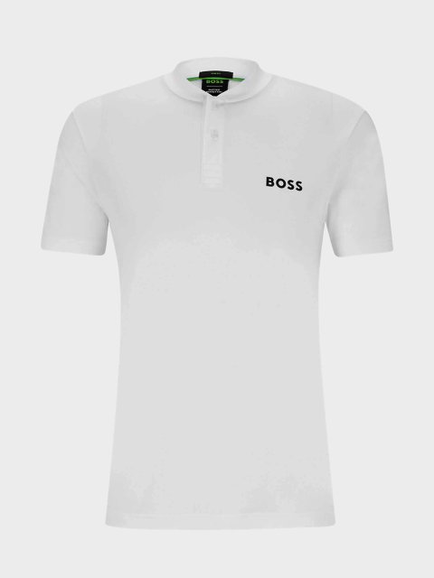 Біле поло BOSS : фото - Invogue