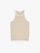 Топ у смужку Max Mara з бавовняної пряжі: фото - Invogue