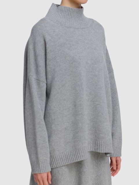 Серый свитер WEEKEND MAX MARA: фото 3 - Invogue