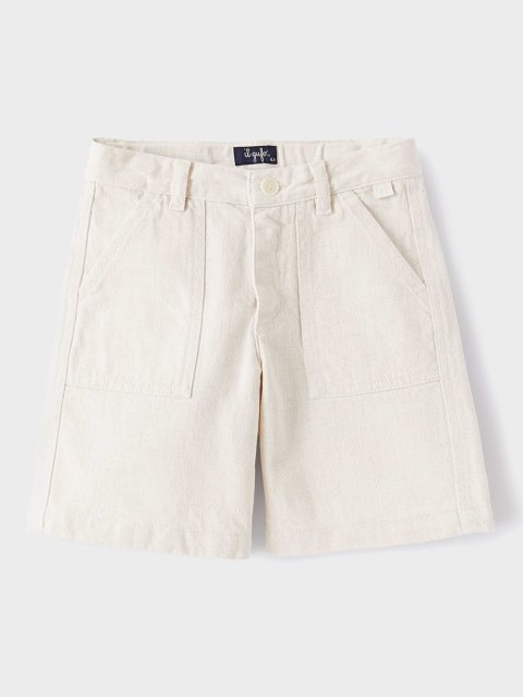 Бежевые шорты IL GUFO: фото - Invogue