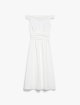 Біла сукня  Weekend Max Mara з бавовняного попліну: фото - Invogue