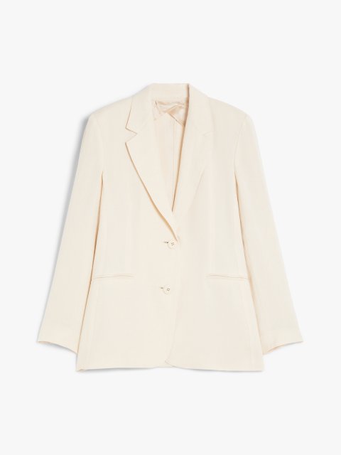 Бежевий жакет Max Mara з льону: фото - Invogue