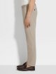 Бежеві брюки ZEGNA з бавовни та льону: фото 3 - Invogue