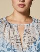 Блакитний топ MARINA RINALDI : фото 2 - Invogue