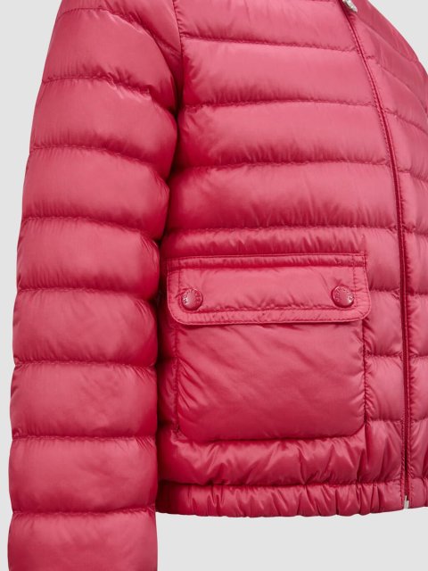 Рожева куртка Moncler стьобана: фото 3 - Invogue