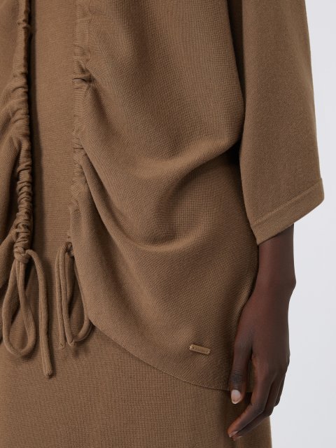 Світло-коричневий кардиган MAX MARA з вовняної пряжі: фото 4 - Invogue