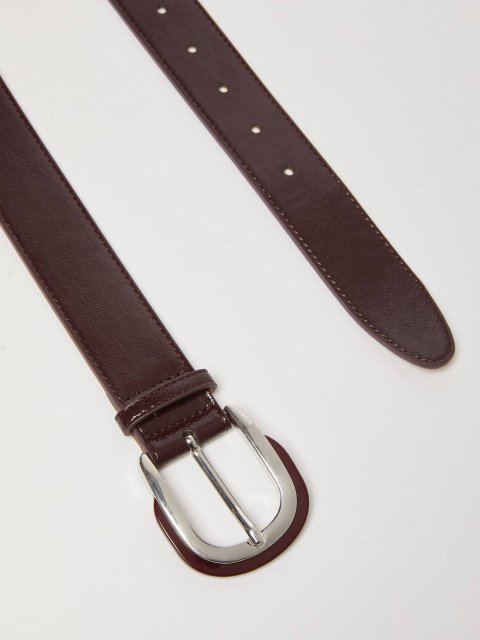 Бордовый ремень MAX&CO: фото 1 - Invogue