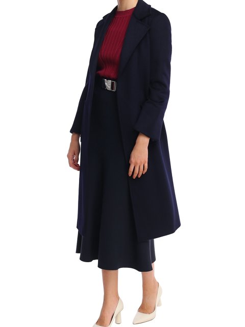 Синее  пальто MAX&CO: фото 1 - Invogue