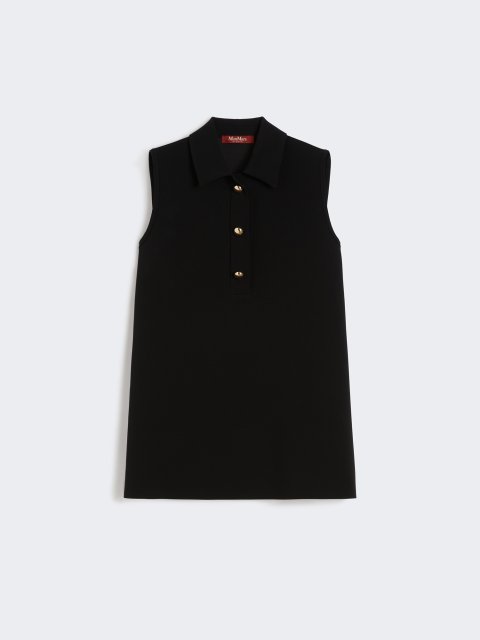 Чорна блуза MAX MARA без рукавів: фото - Invogue