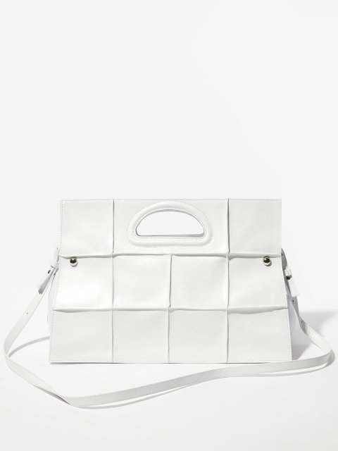 Белая сумка Max&Co из гладкой кожи: фото 3 - Invogue