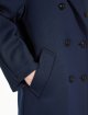 Синє пальто MAX MARA двобортне: фото 3 - Invogue