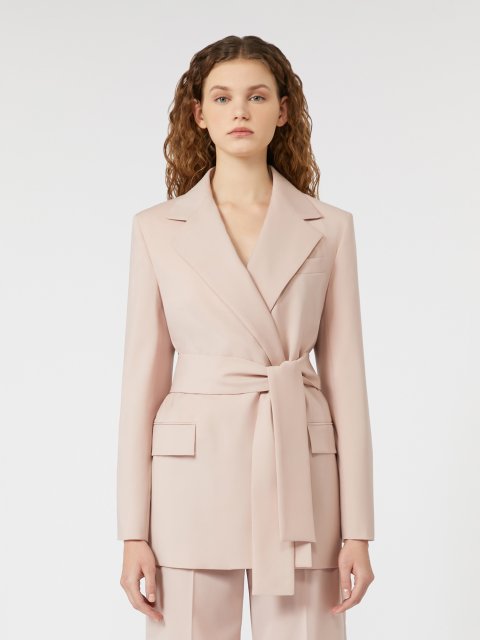 Рожевий жакет WEEKEND MAX MARA з вовни: фото 2 - Invogue