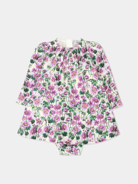 Різнокольорова сукня, шортики DOLCE&GABBANA KIDS з бавовни: фото - Invogue