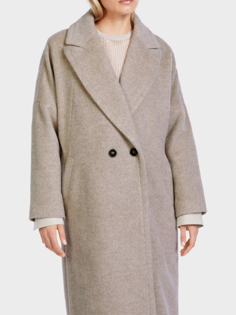 Бежеве пальто MARC CAIN : фото 3 - Invogue