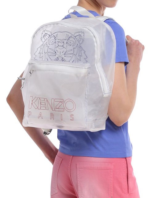 Белый рюкзак KENZO: фото 4 - Invogue