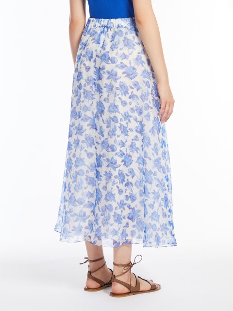 Спідниця Weekend Max Mara з шовкової органзи: фото 3 - Invogue