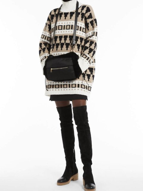 Кремовое платье MAX MARA: фото 3 - Invogue