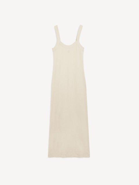 Кремовое платье By Malene Birger макси: фото - Invogue