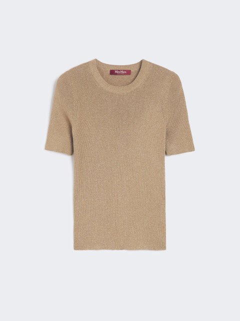 Золотистий светр MAX MARA з люрексом: фото - Invogue