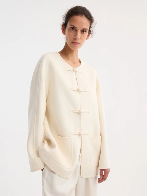 Белый жакет Róhe из шерсти: фото 2 - Invogue