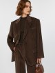 Коричневий жакет WEEKEND MAX MARA з бавовни: фото 4 - Invogue