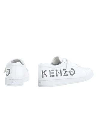 Белые сникерсы KENZO: фото 3 - Invogue