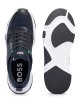 Тёмно-синие кроссовки BOSS: фото 3 - Invogue