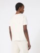 Кремова футболка MAX MARA з бавовняного трикотажу: фото 3 - Invogue