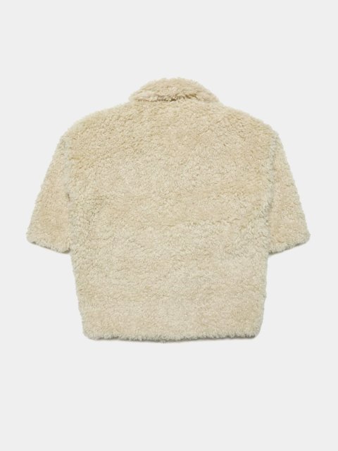 Бежеве пальто MM6 MAISON MARGIELA KIDS: фото 2 - Invogue