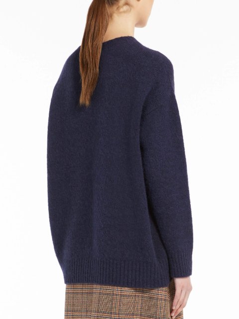 Синий свитер WEEKEND MAX MARA: фото 2 - Invogue