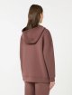 Коричневе худі Weekend Max Mara вільного крою: фото 3 - Invogue