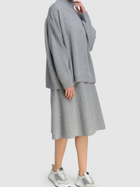 Серый свитер WEEKEND MAX MARA: фото 1 - Invogue