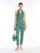 Зелені брюки  Weekend Max Mara з принтом: фото 1 - Invogue