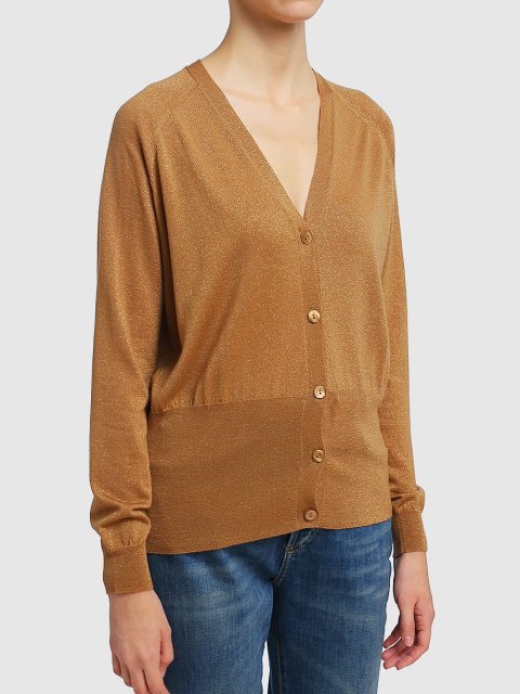 Коричневый кардиган MARELLA: фото 4 - Invogue