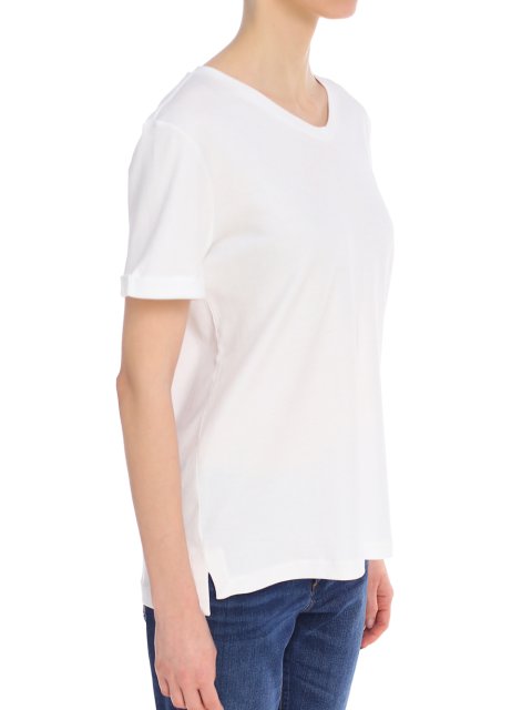 Біла футболка MAX MARA : фото 5 - Invogue