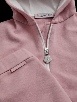 Рожеві кофта, штани MONCLER ENFANT : фото 2 - Invogue