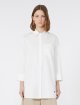 Біла сорочка WEEKEND MAX MARA з бавовни: фото 2 - Invogue