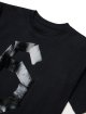 Чорна футболка MM6 Maison Margiela з бавовни: фото 2 - Invogue