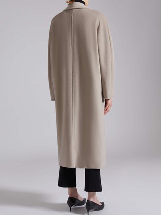 Кремове пальто MAX MARA з вовни та кашеміру: фото 2 - Invogue