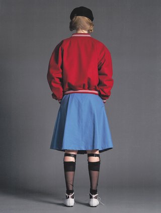 Красная куртка Pushbutton из шерсти и полиэстера: фото 2 - Invogue