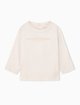 Кремовый джемпер Emporio Armani из хлопка: фото - Invogue